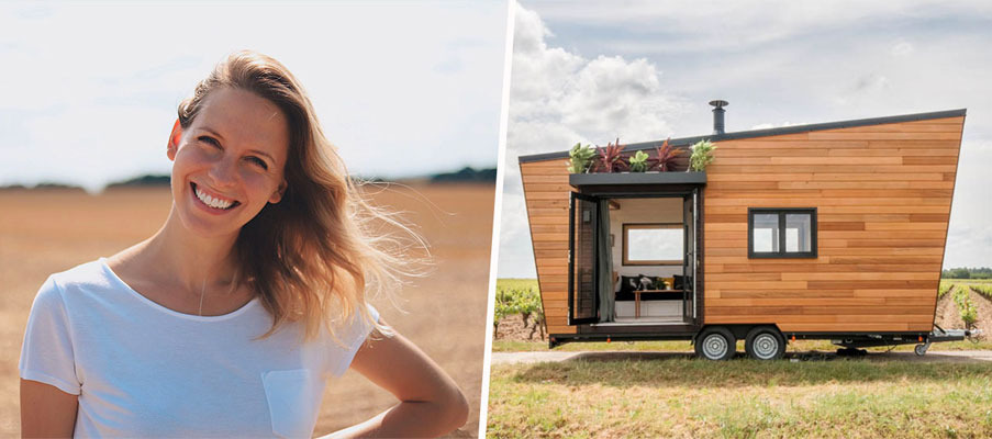 Fanny va faire un tour de France en tiny house pour sensibiliser au zéro déchet et à l'habitat écolo