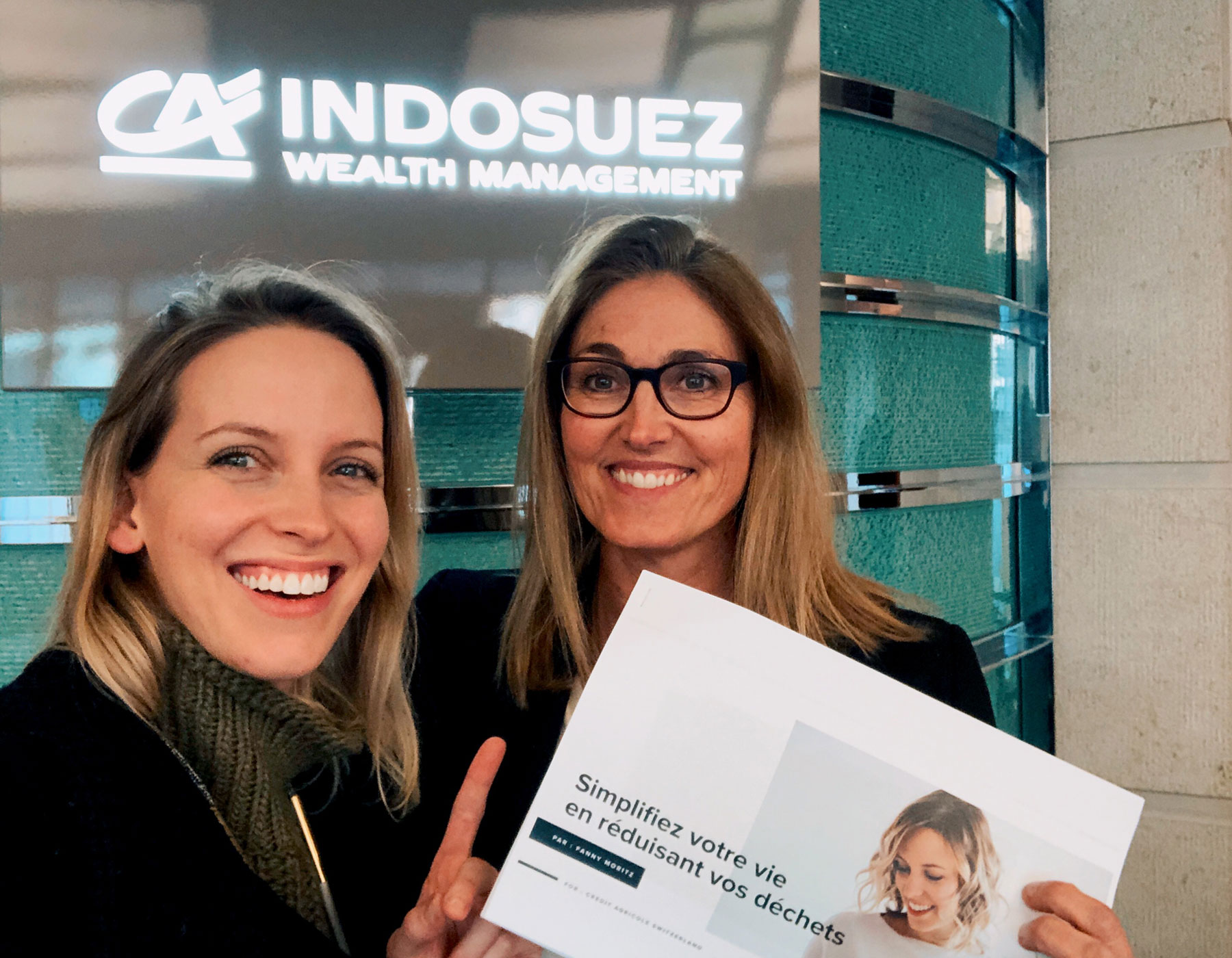 Talk about Zero Waste at Indosuez - Suisse - January 2020